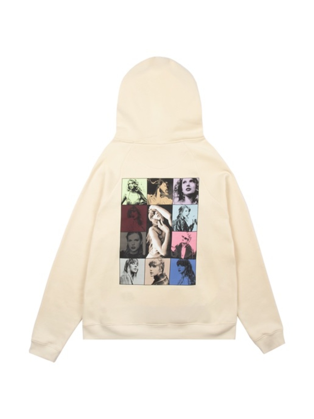 TAYLOR SWIFT | THE ERAS TOUR II BEIGE HOODIE SIZE: Large